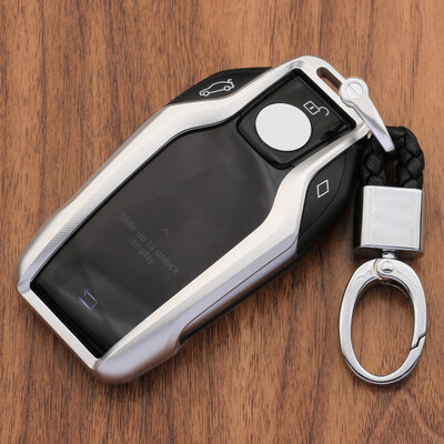 

Gedi Road for BMW 7 Series Key Bag 17 New 730Li740Li750Li86 Series GT LCD Car Key Cover Buckle Silver White Black Big Buckle