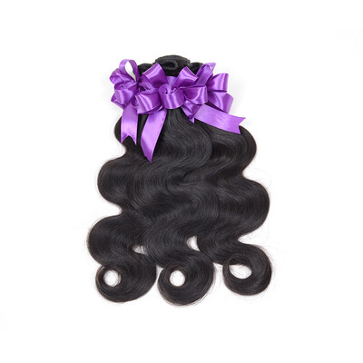 

PASSION HAIR Human Hair 3 Bundles Body Wave Unprocessed Peruvian Virgin Hair Weave 3 Bundles Natural Color