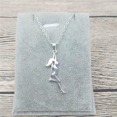 

New Pole Dancer Necklace Trendy Style Strip Dancer Silhouette Gift for Bachelorette Party Women Necklace
