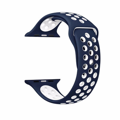

Apple watch nice Silicone Replacement Sport Band 38mm 42mm For iWatch Series 123 Wrist Bracelet Strap For iWatch Sports