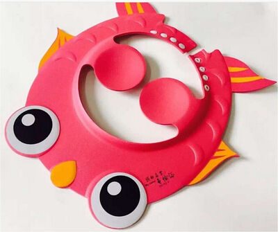 

Baby Kids Children Safe Shampoo Bath Bathing Shower Cap Hat Wash Hair Shield