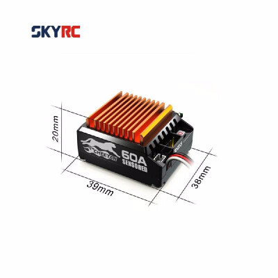 

SkyRC New Vehicles & RC Car Accessories 135T 2590KV 2P Brushless SensoredSensorless Motor & CS60 60A Brushless SensoredSensorl