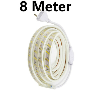 

Waterproof 220V Led Strip 2835 180LedsM With EU Power Adapter Flexible LED Tape Ribbon outdoor 1M 2M 5M 10M 15M 20M
