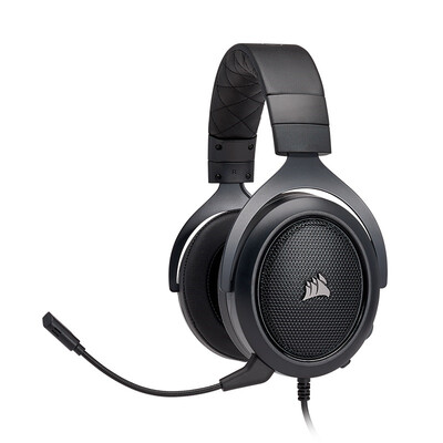 

USCORSAIR HS60 Surround Black Surround 71 Channel Gaming Headset 35mmUSB Dual Interface