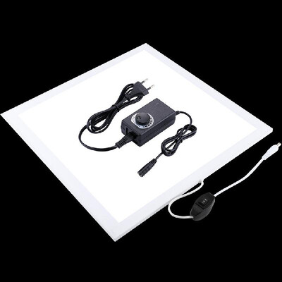 

PULUZ 1200LM LED Photography Shadowless Softbox Bottom Light Switch Shadowfree Adjustable Lamp Panel Acrylic Material for Photo