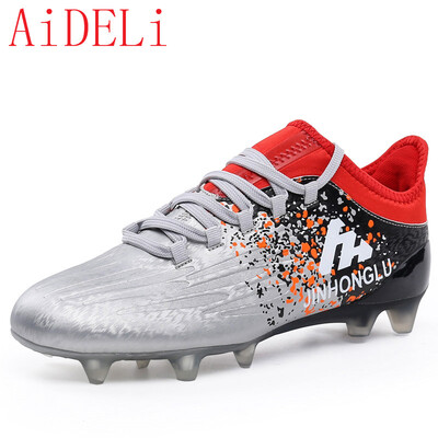 

AiDELi New fashion outdoor soccer shoes mens outdoor training sports football shoes
