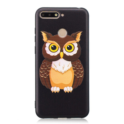 

GANGXUN®Huawei Honor 7A Case Embossed Soft TPU Shockproof Print Protective Cover