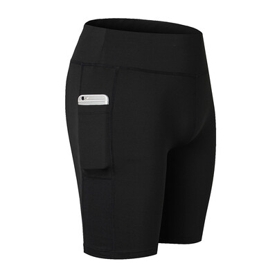 

Sexy Pocket Gym Women Shorts CompressionTight Athletic Clothing for Yoga Sports