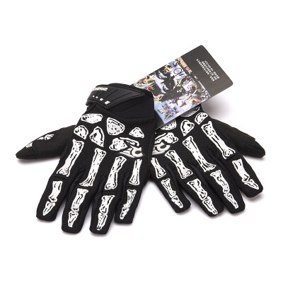 

2018 Hot Men Women Glove Sport Racing Motorcycle Gel Bike Bone Skeleton Bicycle Full Finger Cycling Gloves