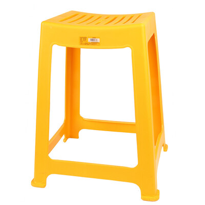 

Camellia plastic stool stripe 466cm high stool orange A0838P