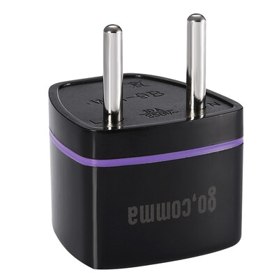 

gocomma WN - 9B EU Standard Wall Charge Socket Power Adapter Practical wall charge socket adapter ABS material made