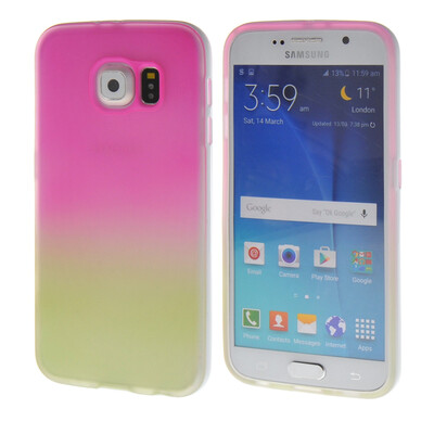 

MOONCASE Rainbow Series Soft Flexible Silicone Gel TPU Skin Shell Back Case Cover for Samsung Galaxy S6