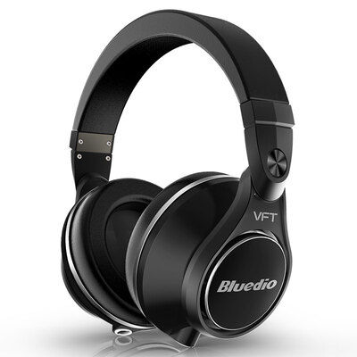

Blue String UFO PLUS 12 Speaker Headset Bluetooth Headset Wireless Fever Music Headset Game Headset Black