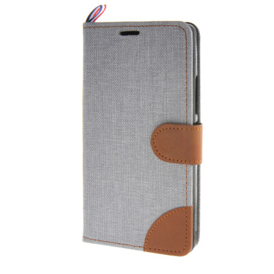 

MOONCASE Denim Design Leather Flip Card Slot Bracket Back Protective Case Cover for Lenovo K3 Note A7000