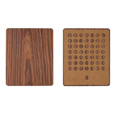

Original Xiaomi Mouse pad Luxury Print Dot walnut Wood Durable wooden Anti-slip Mouse Mat for Macbook MI Laptop air Home office