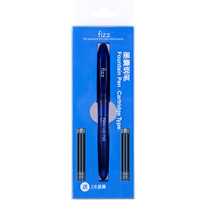 

Fizz F Flip Pen Transparent Sheet Metal Pen Ink Pen Gift sac Orange FZ441001D-C