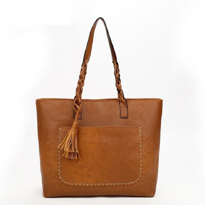 

Women PU Leather Handbags Bolsos Mujer De Marca Famosa Female Vintage Bag For Women Shoulder Bag Retro Large Capacity Tote Bags