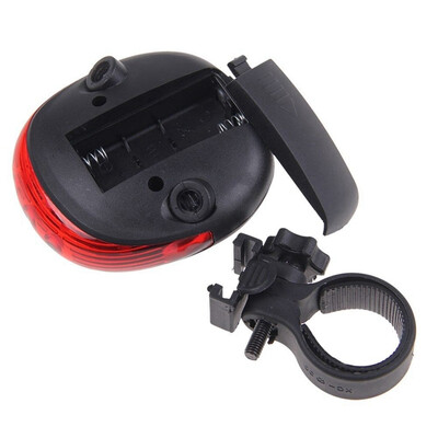 

Bike Lamp Light Safety Warning 5 LED Cycling Bicycle 7 flash models 2 Laser