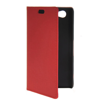 

MOONCASE Slim Leather Flip Wallet Card Pouch with Kickstand Shell Back ЧЕХОЛ ДЛЯ Sony Xperia A2 Red