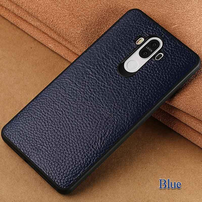 

Genuine Leather Phone Case For Huawei Mate 9 Pro Case Litchi Texture Back Cover For Mate 10 P10 Plus Case