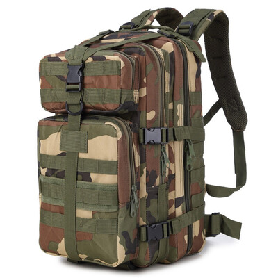 

Increased 3P Attack Arrival Backpack Army Fans Backpack Waterproof CS Camouflage Pack 35L