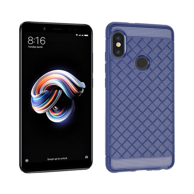 

Goowiiz Luxury Phone Case For Xiaomi Redmi Note 5 Pro Ultra Thin Ventilation Grid Weave Soft Anti fall Full Protective