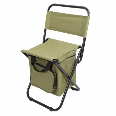 

Folding Backrest Chair Portable Ice Thermos Bag Fishing Stool double PVC coated with oxford cloth Large area of stool surface X-sh