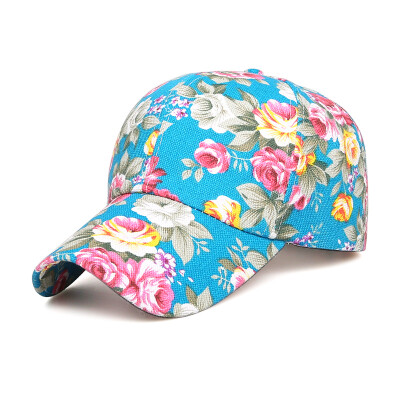 

Guttavalli Vintage Rose Flowres Cotton Baseball Caps Women Sunhats Soft Charm Popular Sunscreen Men Outdoors Adjustable Soft Hats