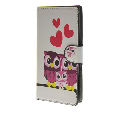 

MOONCASE Owl style Leather Wallet Flip Card Slot Stand Pouch чехол для LG G4 MINI A15
