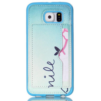 

MITI Leather Case + TPU Innder Soft Protective Cover For Phone Samsung S6 G9200 Mobile phone case with Card Slot Stand