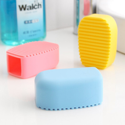 

Cntomlv Cleaning Washing Flexible Scrub Brush Hand-held Mini Washboard Antiskid Creative