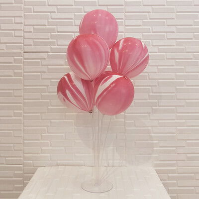 

Jiamo Latex Color Balloon 12-inch Round Agate Balloon Wedding Birthday Party Decoration Balloon Pink 50