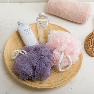 

You Mu increased bathing flower bath ball bath rub purple