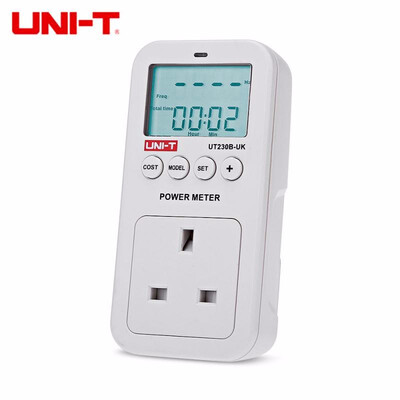 

UNI - T UT230B - UK Electricity Usage Monitor Power Meter UK Plug with LCD Display