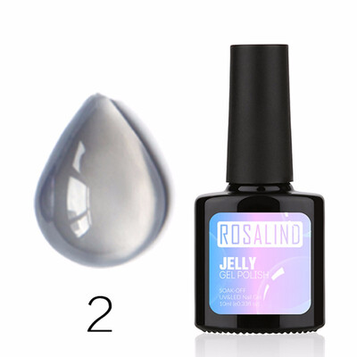 

ROSALIND Gel 1S 10ml Opal Jelly Gel Nail Polish Soak Off Nail Art Nail Polish UV LED Semi Vernis Permanent gel lacquer
