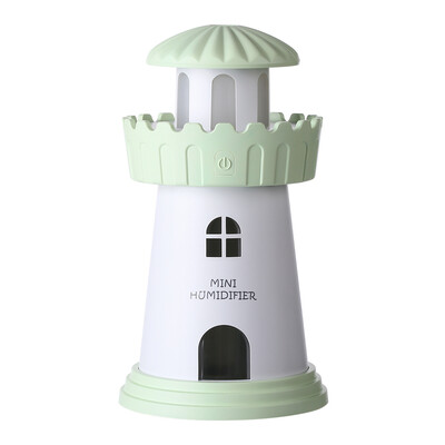 

TOMNEW USB Mini Cool Air Humidifier 150ML Portable Ultrasonic Tower Air Clean Diffuser with LED Night Light for Home Office Car
