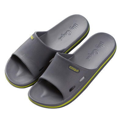 

Cool Fun Coqui Couple Home Slippers Household Bathroom Sandals Carbon Grey 4243 CQ7572