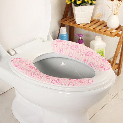 

Shengni toilet seat cushion suede comfortable Pink bows