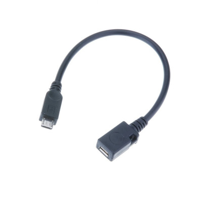 

Micro male to Micro USB female Data Sync Charge Adapter Extension Cable 22CM