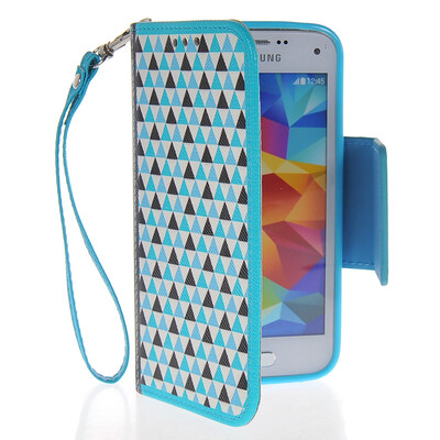 

MOONCASE Fashion Leather Side Flip Wallet Card Slot Pouch Stand Back чехол для Samsung Galaxy S5 Mini