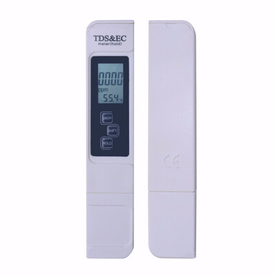 

TDS EC Meter Temperature Tester pen 3-In-1 Conductivity Meter Water Quality Monitor purifier Tool TDS&EC 0-9000ppm