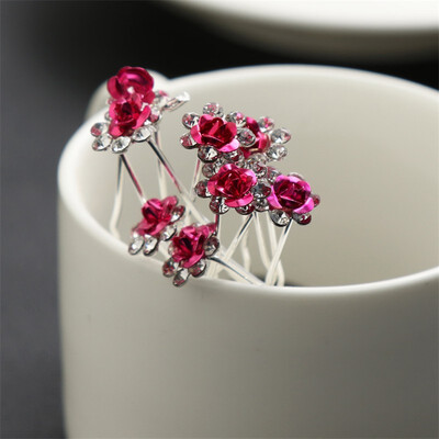 

20Pcs Fashion Crystal Pearl Wedding Hair Pins Flower Bridal Hairpins Bridesmaid Hair Clips Hair Accessories For Women Barrettes