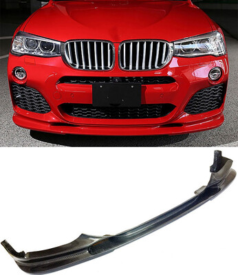 

3-D Style Carbon fiber Front Lip Spoiler Fit For BMW F26 X4 -Sport