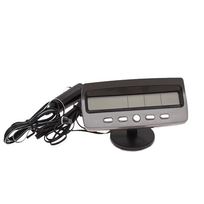

Coche 12V Temperatura Pantalla LCD Termómetro Con Reloj Monitor Voltaje