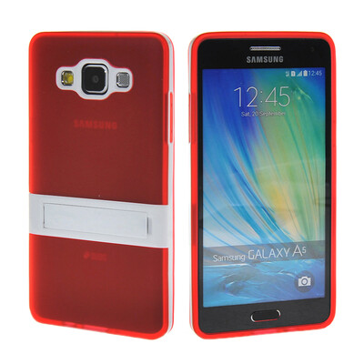 

MOONCASE Soft Flexible Silicone Gel TPU Skin Stand Shell Back ЧЕХОЛ ДЛЯ Samsung Galaxy A5 Red