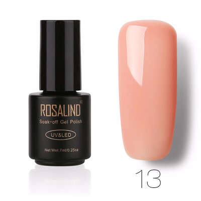 

ROSALIND Gel 1 Black Bottle 7ML Pure Color 58 Colors 01-58 Gel Nail Polish Soak Off Nail Art Semi-Premanent UV LED Gel Lacquer