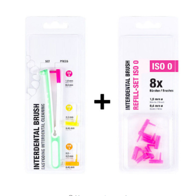 

Cntomlv top sale Wingbrush The Revolution of Interdental Cleaning Interdental Brushes Starter Set