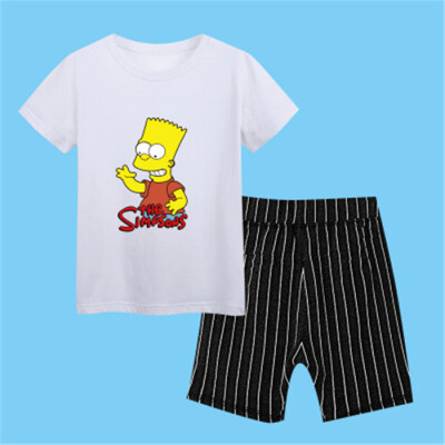 

Kids clothes Summer Baby Boy Clothes Mickey toddler Boys clothing Sets 2018 New Children Cotton Suit T shirt