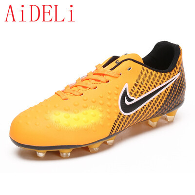 

AiDELi Simple Comfortable Mens Soccer Shoes Outdoor Sports Training Football Shoes