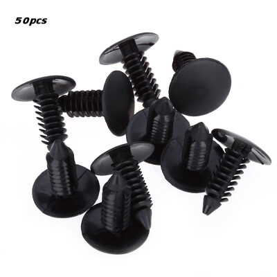 

50pcs 17303 6MM Universal Auto Car Plastic Nylon Rivets Door Fender Retainer Clips